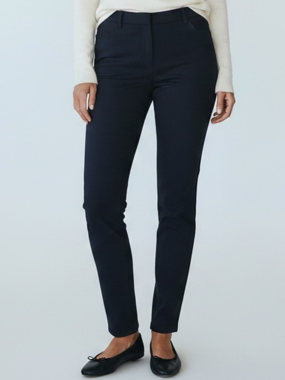 Tory Burch Black Ponte Pants Large
